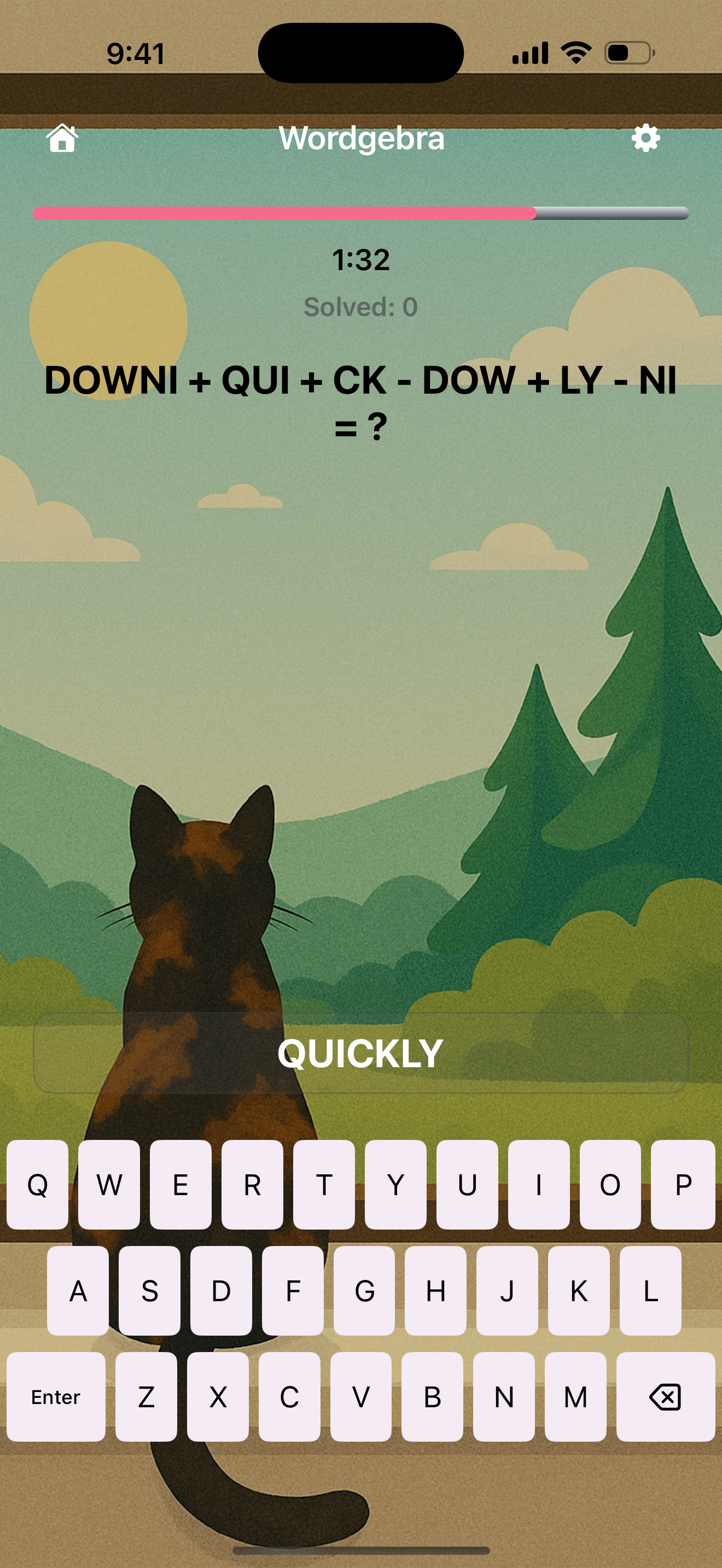 Wordgebra screenshot